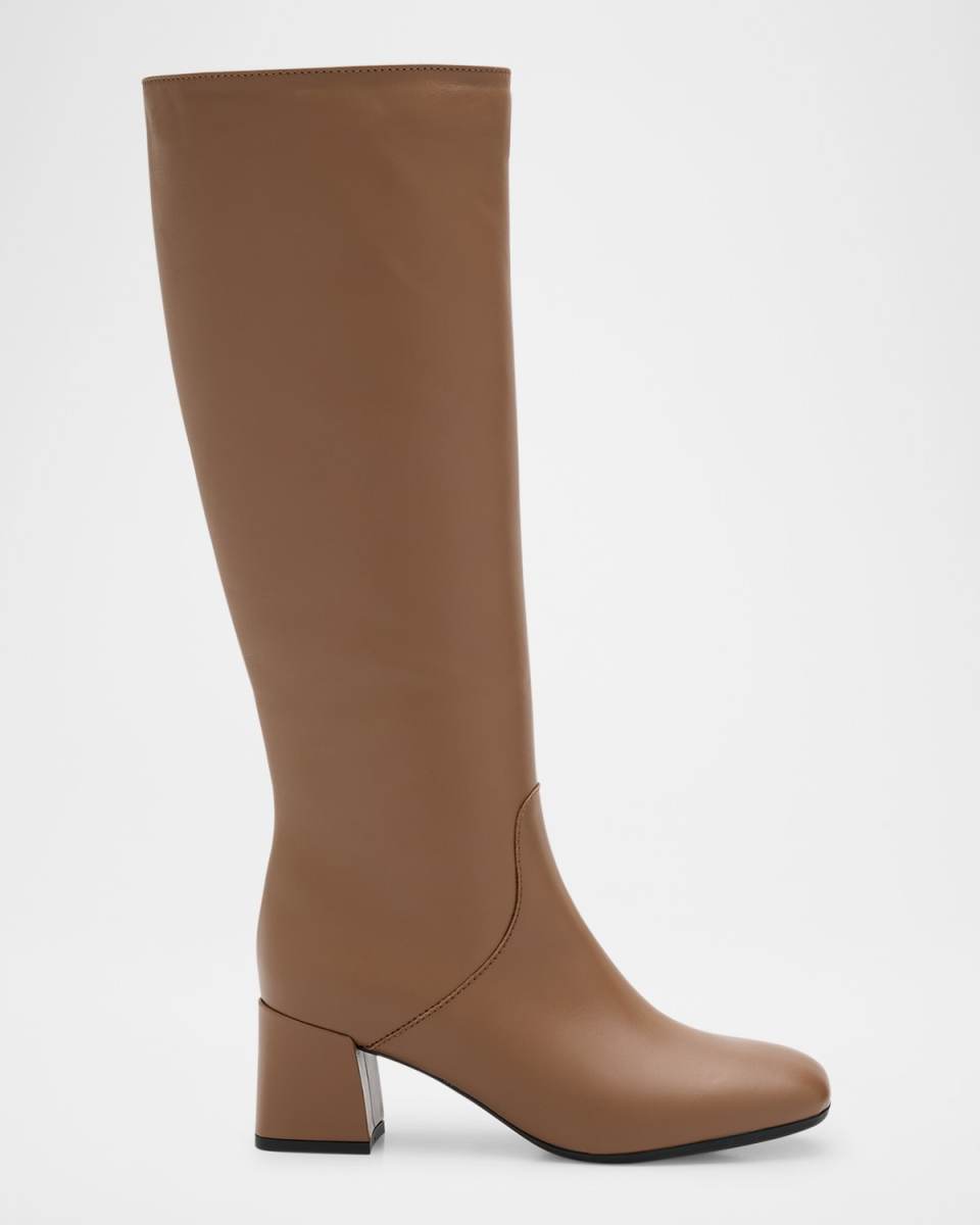 Jayce Waterproof Leather Knee-High Boots